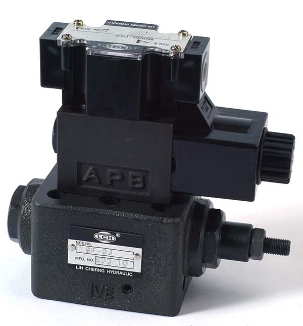 Solenoid Operated Flow Controlled Valve